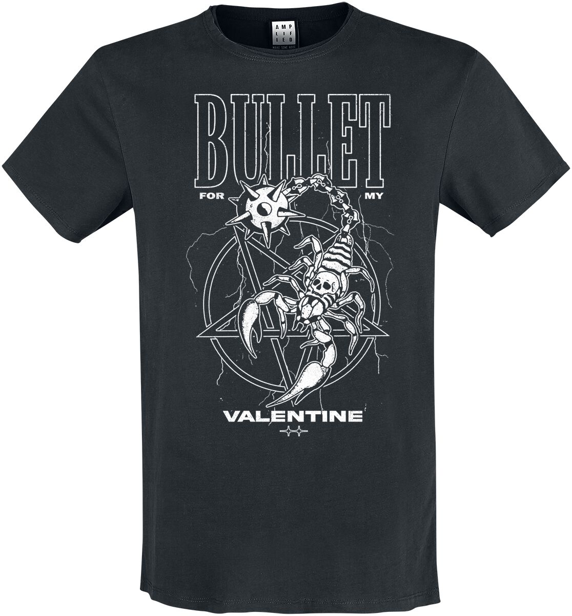 T-Shirt Manches courtes  de Bullet For My Valentine - Amplified Collection - Flail Scorpion - S à 3XL - pour Homme - noir - Bullet For My Valentine