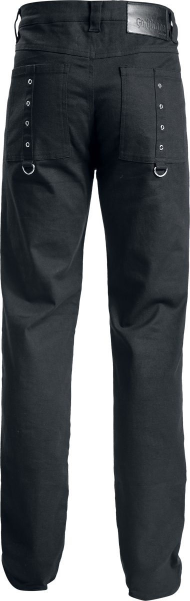 Jean  de Gothicana by EMP - Tempted by Alchemy - W30L32 à W34L34 - pour Homme - noir - Gothicana by EMP - View 2