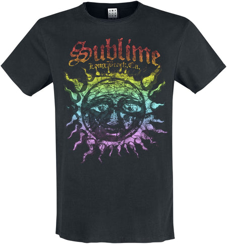 T-Shirt Manches courtes  de Sublime - Amplified Collection - Ombre Sun - S à 3XL - pour Homme - noir - Sublime