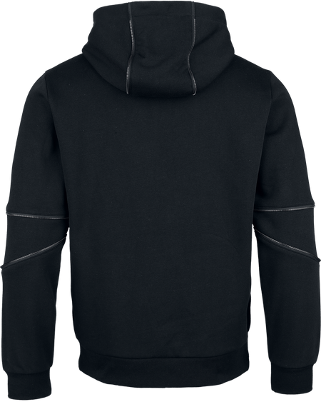 Sweat-shirt zippé à capuche  de Black Premium by EMP - Essential - S à XXL - pour Homme - noir - Black Premium by EMP - View 2