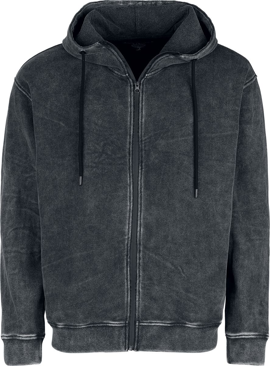 Sweat-shirt zippé à capuche  de Rock Rebel by EMP - Incognito Rebel - M à XXL - pour Homme - gris - Rock Rebel by EMP