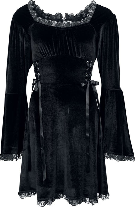 Robe courte  de Gothicana by EMP - The Witching Hour - S à XXL - pour Femme - noir - Gothicana by EMP