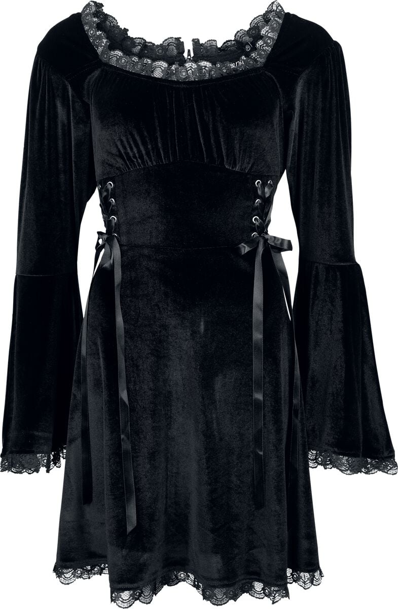 Robe courte  de Gothicana by EMP - The Witching Hour - S à XXL - pour Femme - noir - Gothicana by EMP