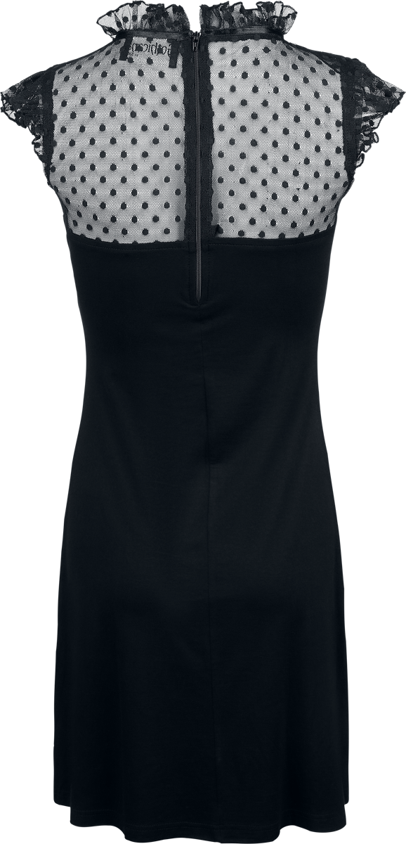 Robe mi-longue Gothic de Gothicana by EMP - Vailed in Darkness - S à XXL - pour Femme - noir - Gothicana by EMP - View 2