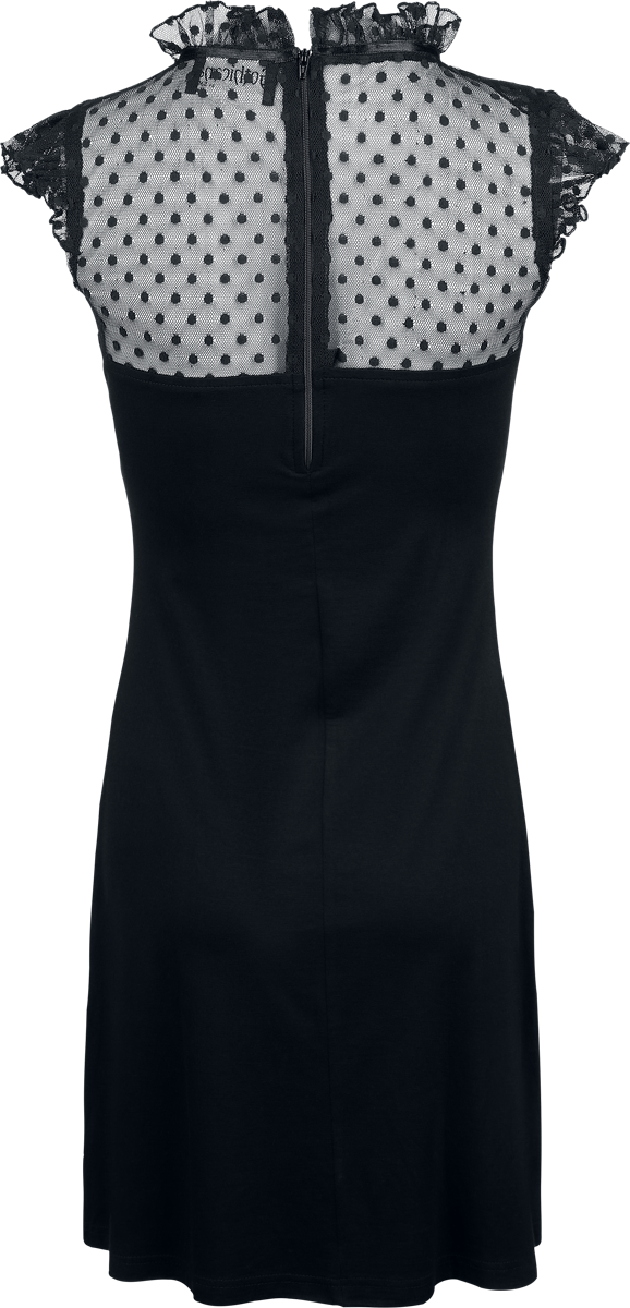 Robe mi-longue Gothic de Gothicana by EMP - Vailed in Darkness - S à XXL - pour Femme - noir - Gothicana by EMP - View 2