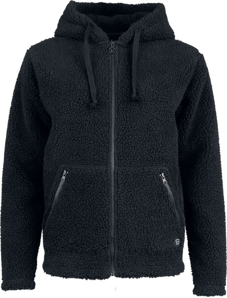 Sweat-shirt zippé à capuche  de RED by EMP - Sweat à capuche doublure polaire - S à XXL - pour Femme - noir - RED by EMP