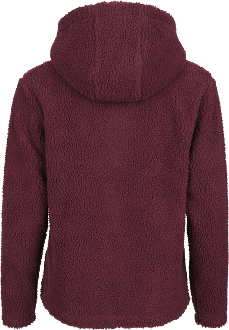 Sweat-shirt zippé à capuche  de RED by EMP - Sweat à capuche doublure polaire - S à XXL - pour Femme - bordeaux - RED by EMP - View 2