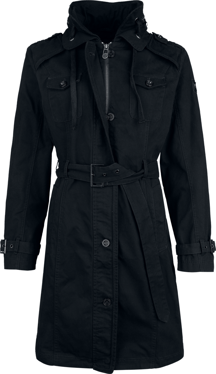 Manteaux  de Black Premium by EMP - Essential Coat - S à XXL - pour Femme - noir - Black Premium by EMP - View 2
