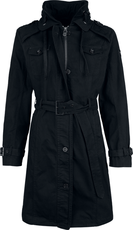 Manteaux  de Black Premium by EMP - Essential Coat - S à XXL - pour Femme - noir - Black Premium by EMP - View 2