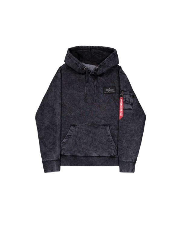 Sweat-shirt à capuche  de Alpha Industries - Back Print Hoodie Vintage - S à XXL - pour Homme - noir - alpha industries