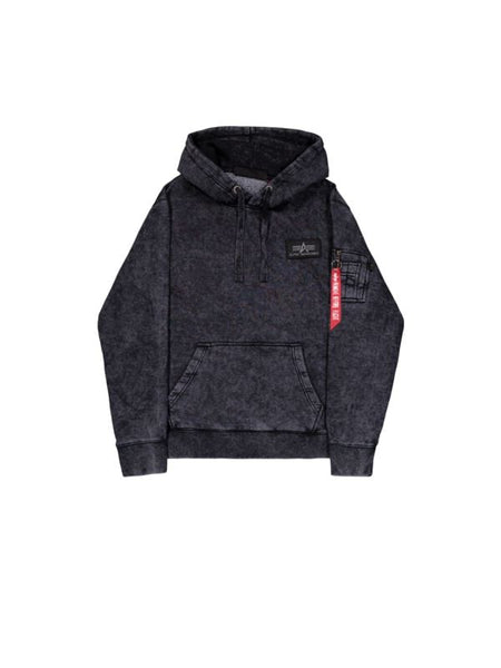 Sweat-shirt à capuche  de Alpha Industries - Back Print Hoodie Vintage - S à XXL - pour Homme - noir - alpha industries