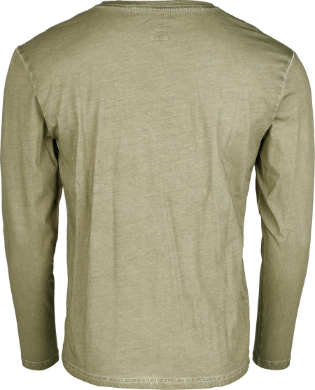 T-shirt manches longues  de RED by EMP - Distinctive - M à XXL - pour Homme - olive - RED by EMP - View 2