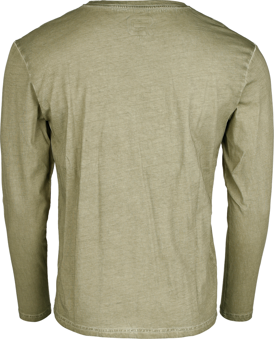 T-shirt manches longues  de RED by EMP - Distinctive - M à XXL - pour Homme - olive - RED by EMP - View 2