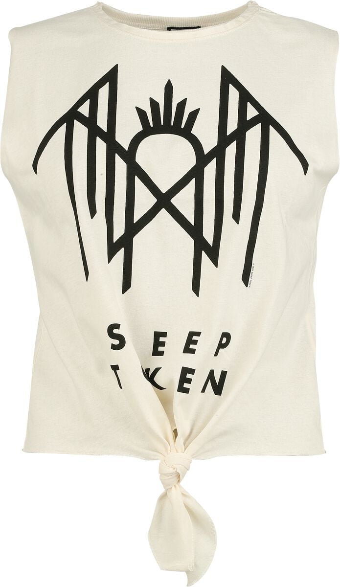 Top  de Sleep Token - Amplified Collection - Crystalina Logo - S à XL - pour Femme - blanc cassé - Sleep Token