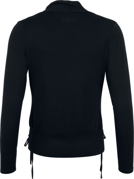 T-shirt manches longues  de Black Premium by EMP - Haut Manches Longues Ribbon - S à XXL - pour Femme - noir - Black Premium by EMP - View 2
