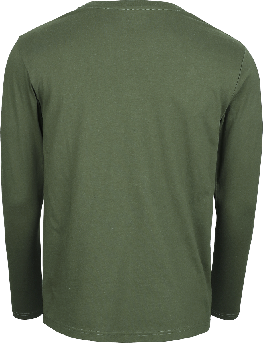 T-shirt manches longues  de Black Premium by EMP - Celtic fine lines - M à XXL - pour Homme - olive - Black Premium by EMP - View 2