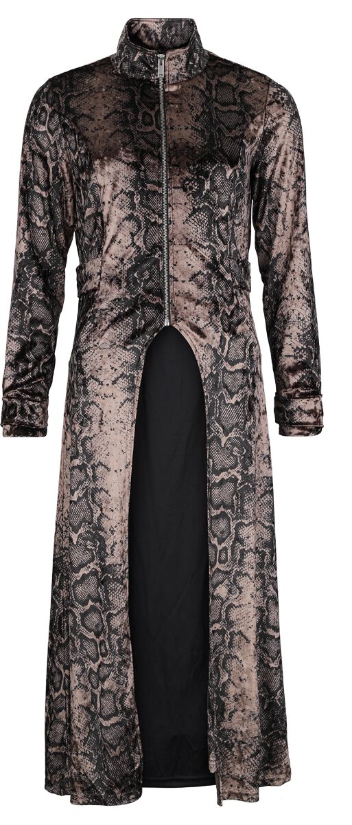 Manteaux  de Rock Rebel by EMP - Effet Serpent - Manteau - S à XXL - pour Femme - noir/marron - Rock Rebel by EMP