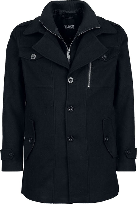 Manteaux  de Black Premium by EMP - Manteau 2-en-1 - S à XXL - pour Homme - noir - Black Premium by EMP