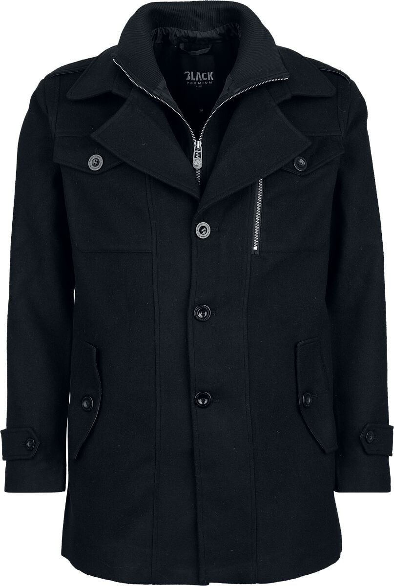 Manteaux  de Black Premium by EMP - Manteau 2-en-1 - S à XXL - pour Homme - noir - Black Premium by EMP