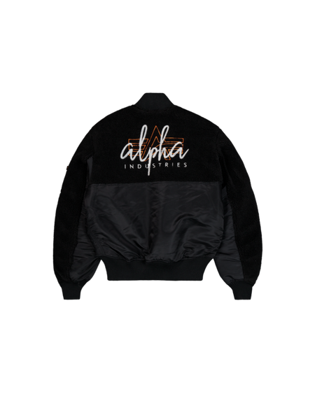 Bomber  de Alpha Industries - MA-1 Teddy Bomber - S à XXL - pour Homme - noir - alpha industries - View 2