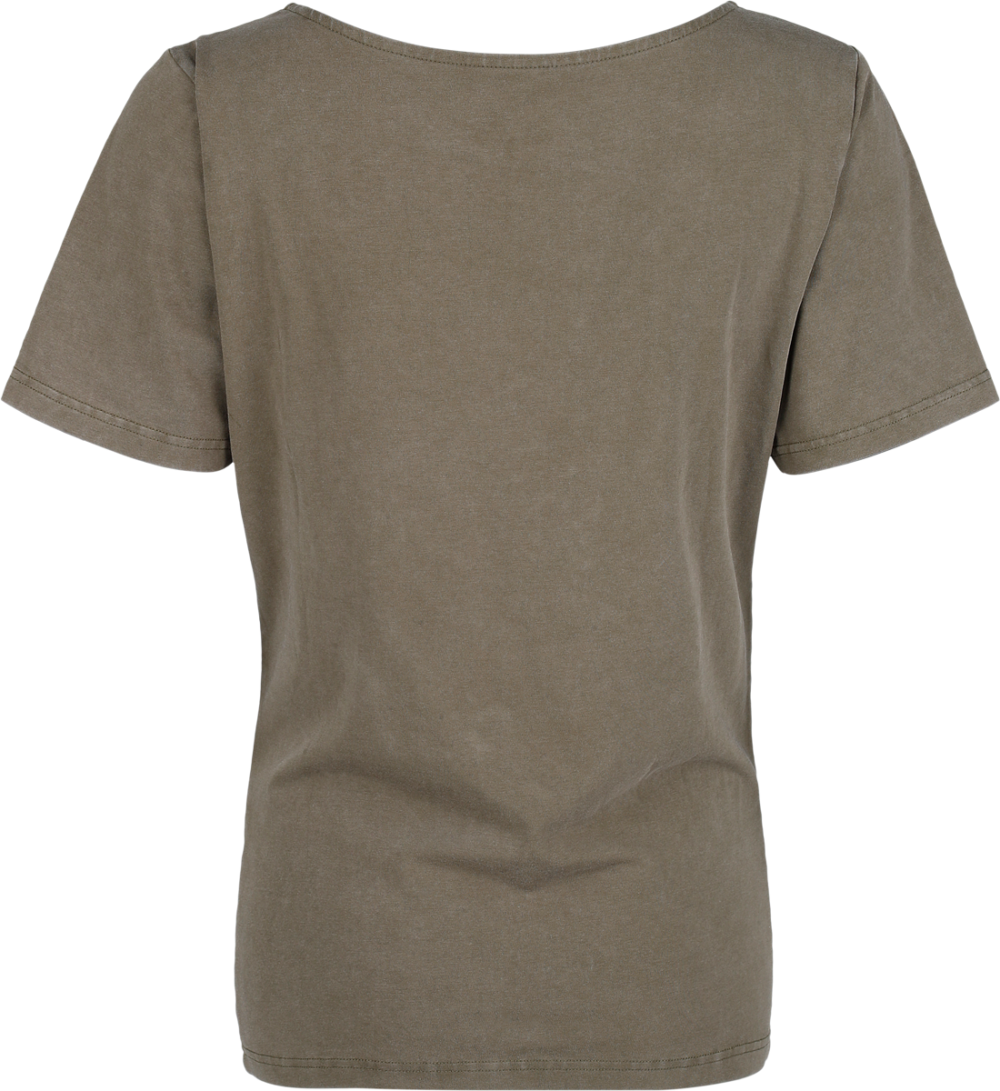 T-Shirt Manches courtes  de Rock Rebel by EMP - Crâne & Strass - T-Shirt - S à XXL - pour Femme - olive - Rock Rebel by EMP - View 2