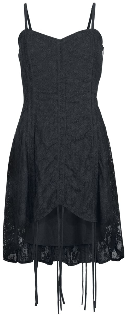 Robe mi-longue Gothic de Vixxsin - Nala Dress - XS à 4XL - pour Femme - noir - Vixxsin