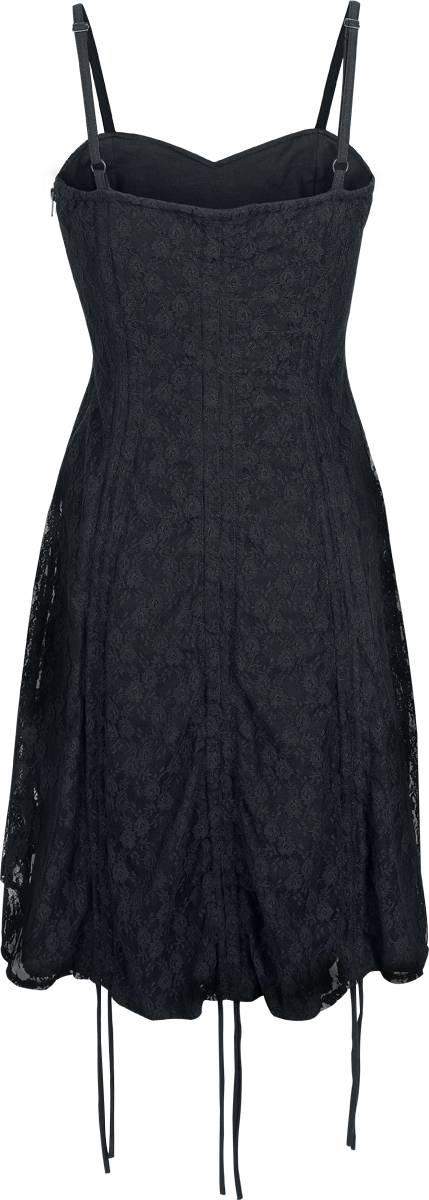 Robe mi-longue Gothic de Vixxsin - Nala Dress - XS à 4XL - pour Femme - noir - Vixxsin - View 2