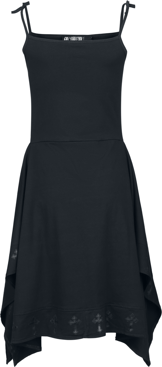 Robe mi-longue Gothic de Poizen Industries - Severine Dress - XS à 4XL - pour Femme - noir - Poizen Industries - View 2