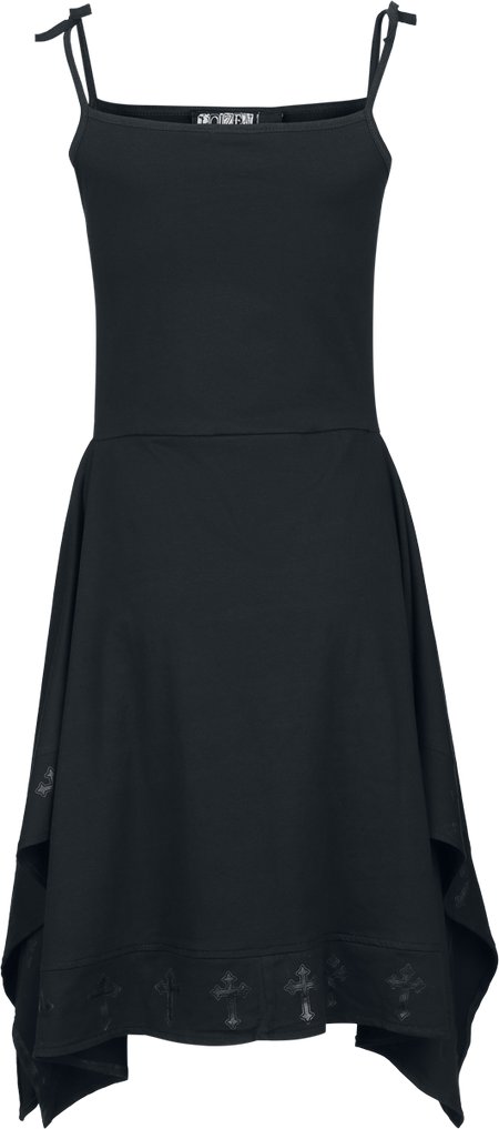 Robe mi-longue Gothic de Poizen Industries - Severine Dress - XS à 4XL - pour Femme - noir - Poizen Industries - View 2
