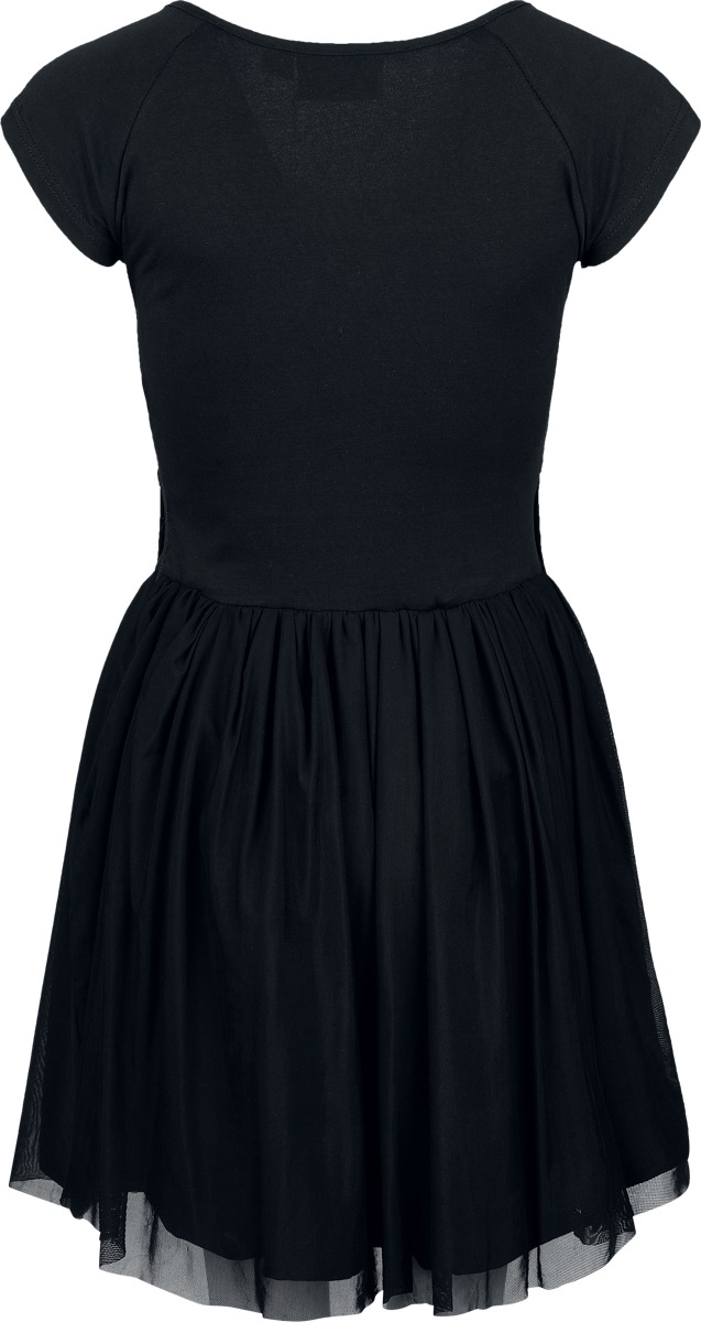Robe mi-longue Gothic de Poizen Industries - Katya Dress - XS à 4XL - pour Femme - noir - Poizen Industries - View 2