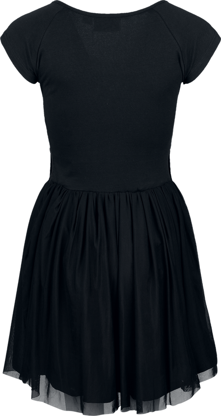 Robe mi-longue Gothic de Poizen Industries - Katya Dress - XS à 4XL - pour Femme - noir - Poizen Industries - View 2