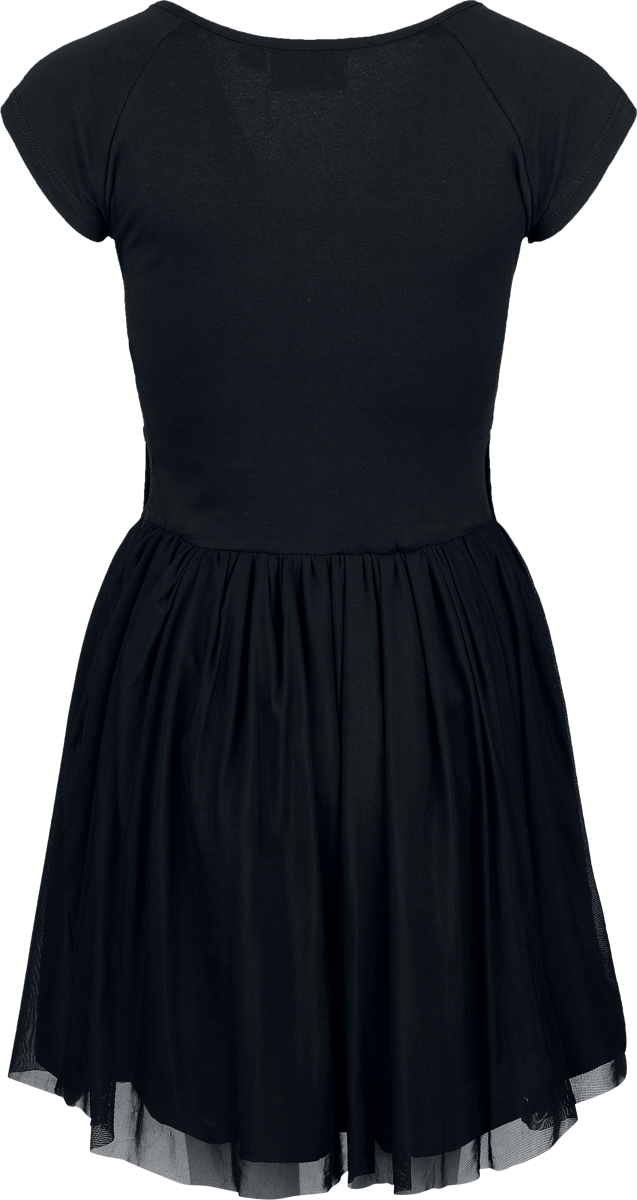 Robe mi-longue Gothic de Poizen Industries - Katya Dress - XS à 4XL - pour Femme - noir - Poizen Industries - View 2