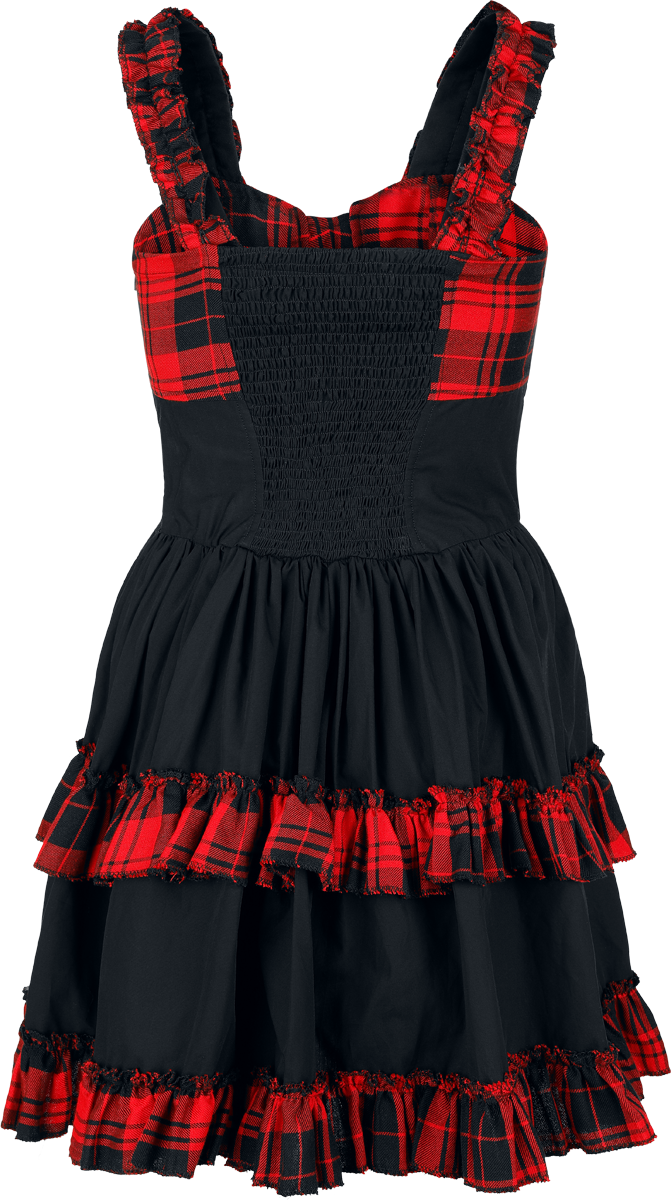 Robe courte  de Heartless - Parisa Dress - XS à XXL - pour Femme - noir/rouge - Heartless - View 2