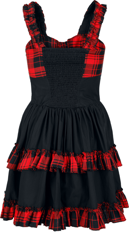 Robe courte  de Heartless - Parisa Dress - XS à XXL - pour Femme - noir/rouge - Heartless - View 2