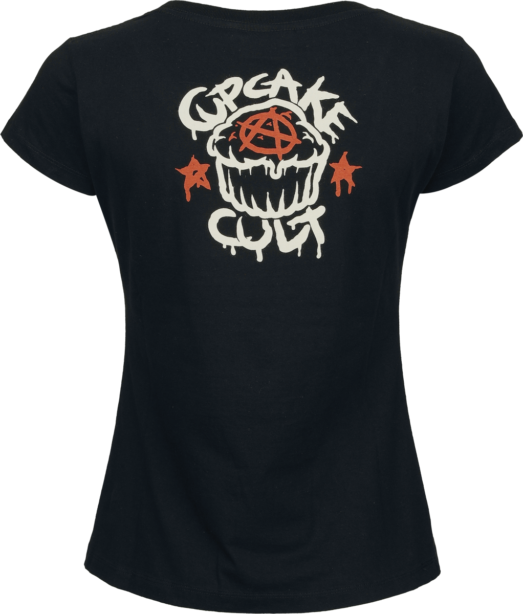 T-Shirt Manches courtes  de Cupcake Cult - Voodoo Vamp - T-Shirt - XS à 3XL - pour Femme - noir - Cupcake Cult - View 2