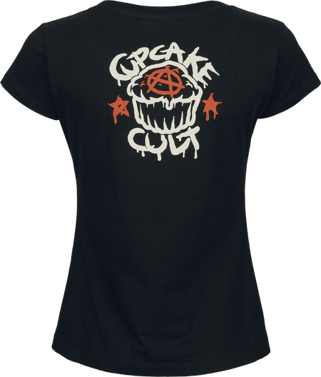 T-Shirt Manches courtes  de Cupcake Cult - Voodoo Vamp - T-Shirt - XS à 3XL - pour Femme - noir - Cupcake Cult - View 2
