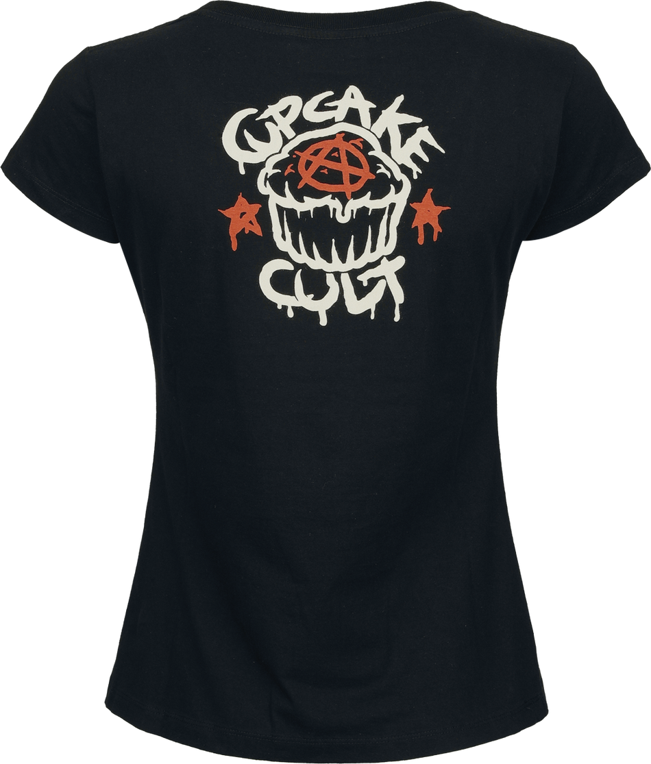 T-Shirt Manches courtes  de Cupcake Cult - Voodoo Vamp - T-Shirt - XS à 3XL - pour Femme - noir - Cupcake Cult - View 2