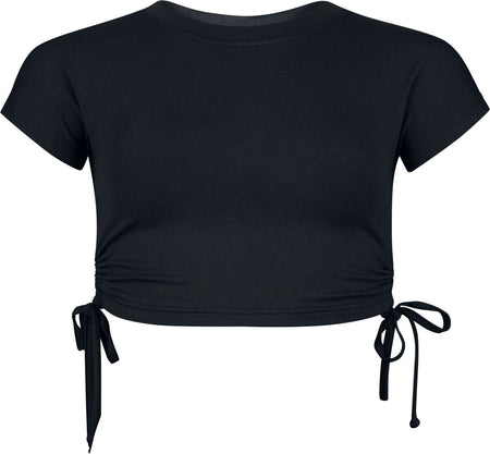 T-Shirt Manches courtes  de Innocent - Calantha - Crop Top - XS à 4XL - pour Femme - noir - innocent