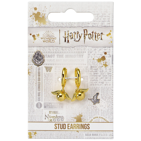 Boucles d'oreilles  de Harry Potter - Vif D'or - pour Femme - couleur or - Harry Potter - View 2