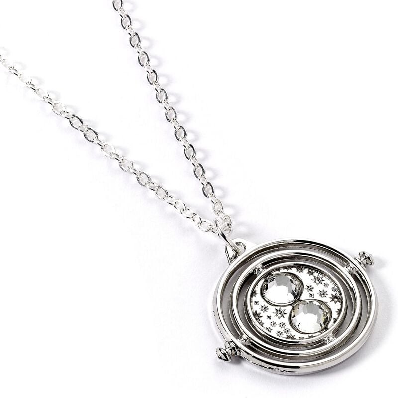 Collier  de Harry Potter - Zeitumkehrer - pour Femme - couleur argent - Harry Potter