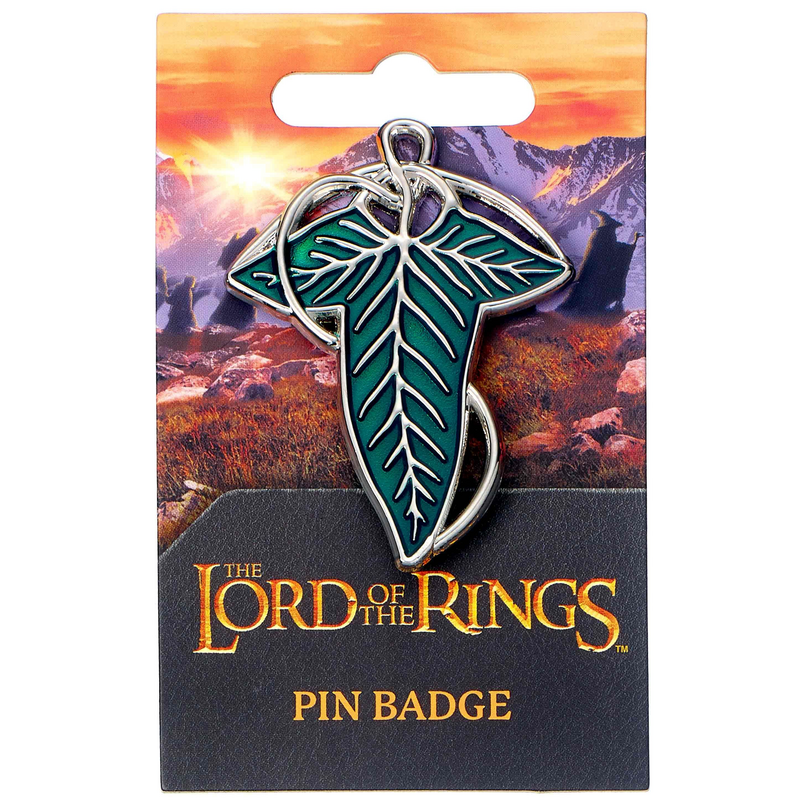 Pin's  de Le Seigneur Des Anneaux - Feuille de Lorien - pour Indifférent - couleur argent - Le Seigneur Des Anneaux - View 2