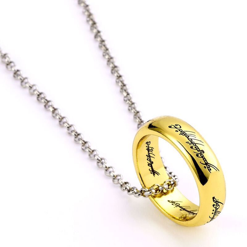 Collier  de Le Seigneur Des Anneaux - L'Anneau Unique - pour Unisexe - or-argent - Le Seigneur Des Anneaux