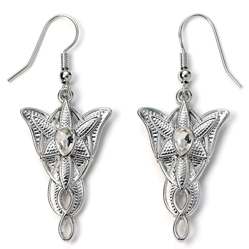 Boucles d'oreilles  de Le Seigneur Des Anneaux - L'Étoile Du Soir d'Arwen - pour Femme - couleur argent - Le Seigneur Des Anneaux