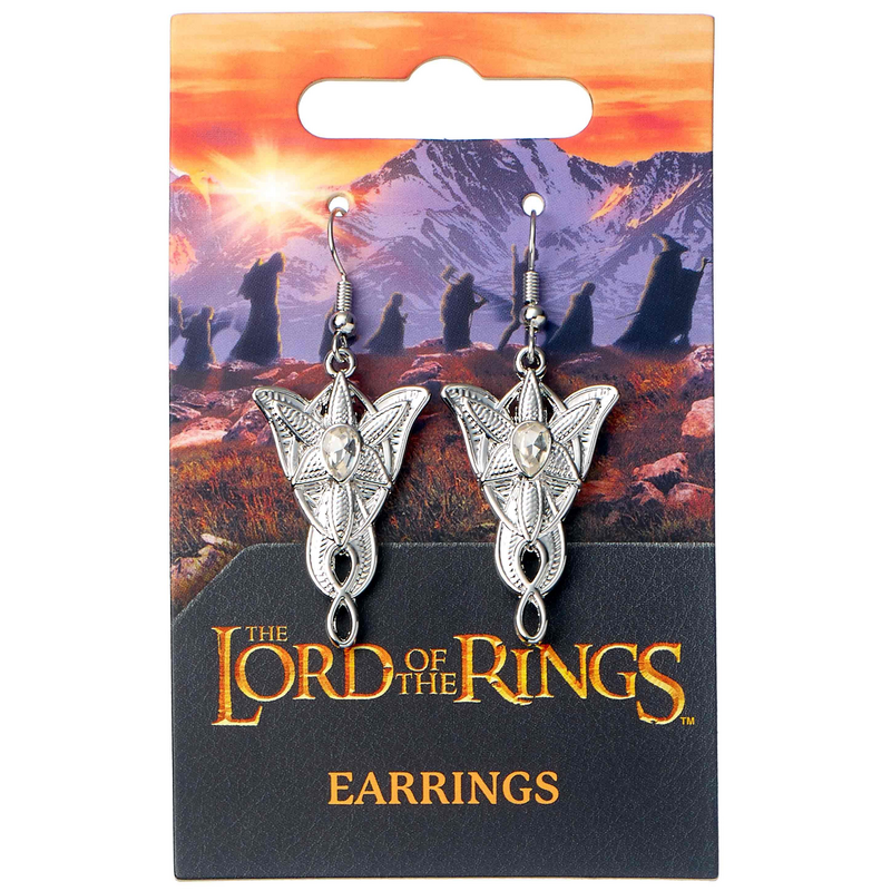 Boucles d'oreilles  de Le Seigneur Des Anneaux - L'Étoile Du Soir d'Arwen - pour Unisexe - couleur argent - Le Seigneur Des Anneaux - View 2