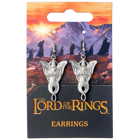 Boucles d'oreilles  de Le Seigneur Des Anneaux - L'Étoile Du Soir d'Arwen - pour Unisexe - couleur argent - Le Seigneur Des Anneaux - View 2