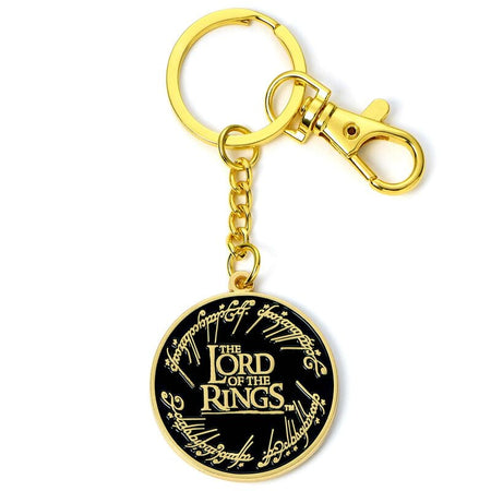 Porte-clefs  de Le Seigneur Des Anneaux - Le Seigneur des Anneaux - Logo - pour Unisexe - noir/or - Le Seigneur Des Anneaux