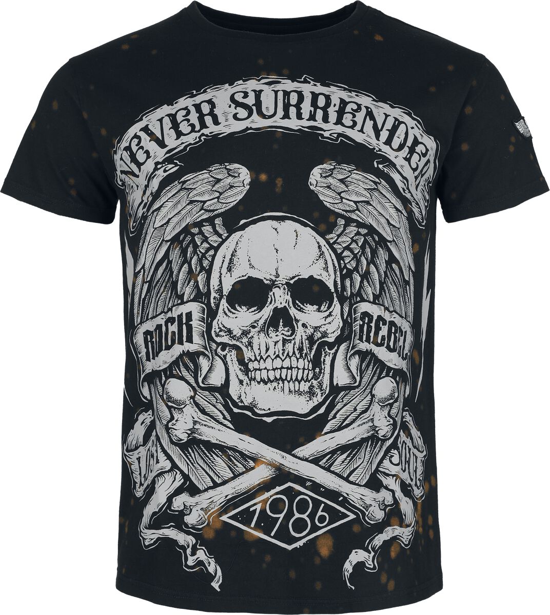 T-Shirt Manches courtes  de Rock Rebel by EMP - Skulls & Details - M à XXL - pour Homme - noir - Rock Rebel by EMP