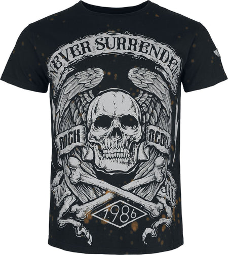 T-Shirt Manches courtes  de Rock Rebel by EMP - Skulls & Details - M à XXL - pour Homme - noir - Rock Rebel by EMP