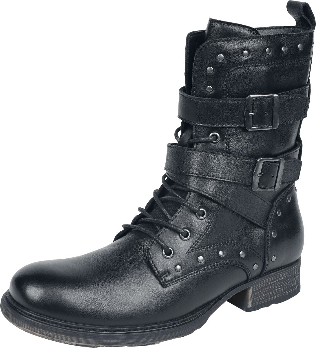 Bottes  de Rock Rebel by EMP - Bottines Biker - EU41 à EU47 - pour Homme - noir - Rock Rebel by EMP
