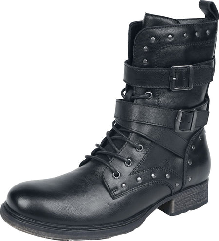 Bottes  de Rock Rebel by EMP - Bottines Biker - EU41 à EU47 - pour Homme - noir - Rock Rebel by EMP